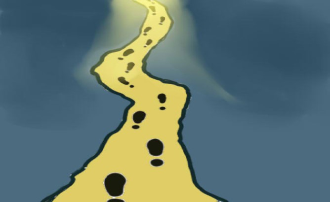 길 눕히기