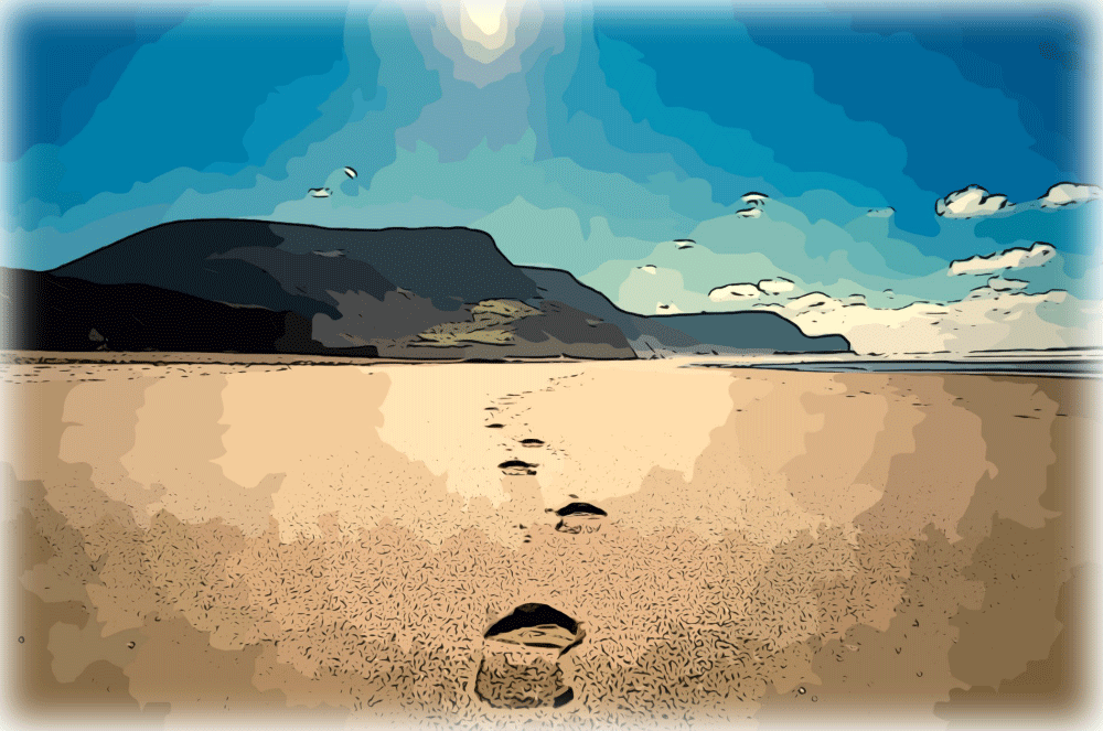 footsteps